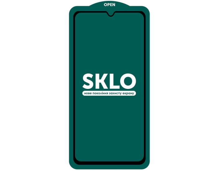 Защитное стекло SKLO Samsung S24/S25, 5D черное