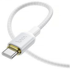 Кабель USB Hoco X128 Benefit USB to Type-C (36W/1m) белый