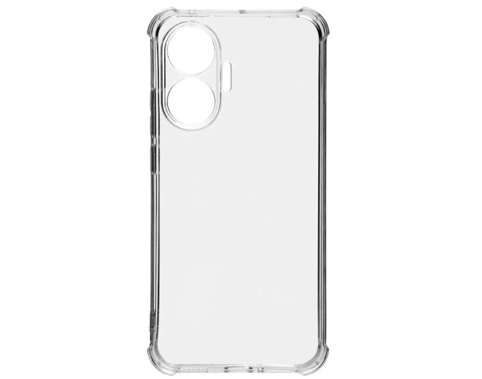 Чехол-силикон Getman Ease logo усиленные углы Full Camera Xiaomi Poco F7, прозрачный
