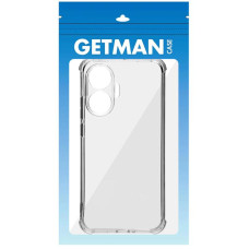 Чехол-силикон Getman Ease logo усиленные углы Full Camera Xiaomi Poco F7, прозрачный