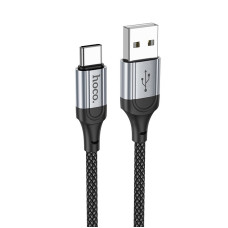 Кабель USB Hoco X102 Fresh Charging Data Cable USB to Type-C 1m, Black