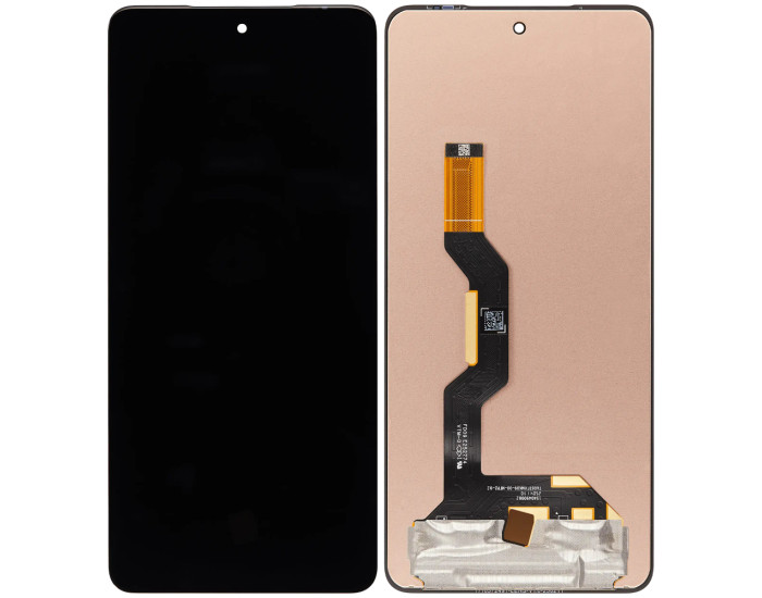 Дисплей з сенсорним екраном (модуль) Motorola XT2507-1 Edge 60 Pro, чорний, P-OLED, оригінал