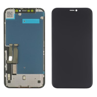 Дисплей с сенсорным экраном (модуль) iPhone XR, черный, In-Cell GX (без упаковки)