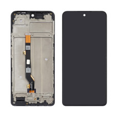 Дисплей з сенсорним екраном (модуль) Infinix Hot 40 (X6836) чорний з рамкою