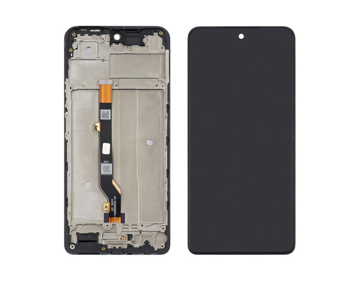 Дисплей з сенсорним екраном (модуль) Infinix Hot 40 (X6836) чорний з рамкою