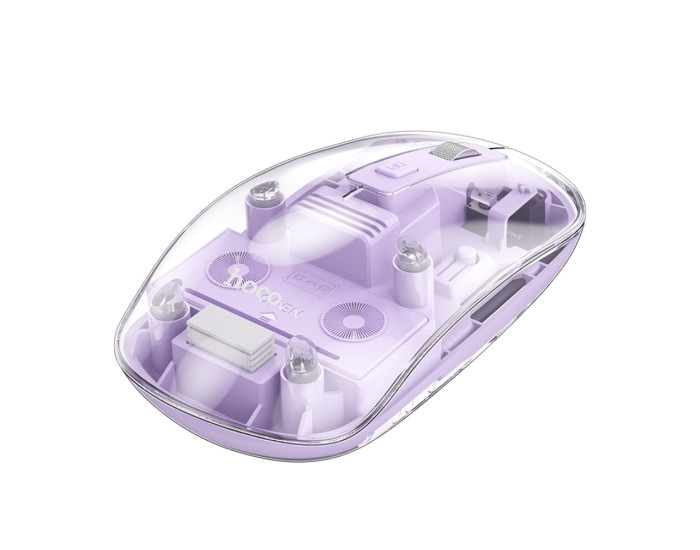 Мышь беспроводная Hoco GM29 Mysterious Dual-Mode Silent Wireless Mouse, фиолетовая