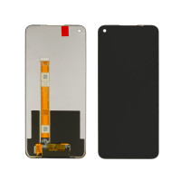 Дисплей з сенсорним екраном (модуль) Oppo A54 4G, чорний, оригінал, сервісна упаковка GXQC