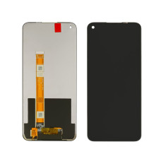 Дисплей з сенсорним екраном (модуль) Oppo A54 4G, чорний, оригінал, сервісна упаковка GXQC