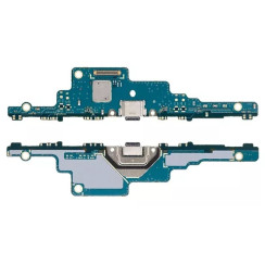Шлейф Samsung T730 Galaxy Tab S7 FE /T733/ T735 N/C/ T736B/ T738U, коннектора зарядки, микрофона с компонентами