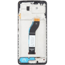 Дисплей з сенсорним екраном (модуль) Xiaomi Redmi 13C /Poco C65, чорний з рамкою (U)