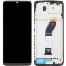 Дисплей з сенсорним екраном (модуль) Xiaomi Redmi 13C /Poco C65, чорний з рамкою (U)