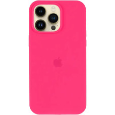 Чехол-силикон оригинал Full Soft Matte with MagSafe iPhone 16 Pro Max, ярко-розовый