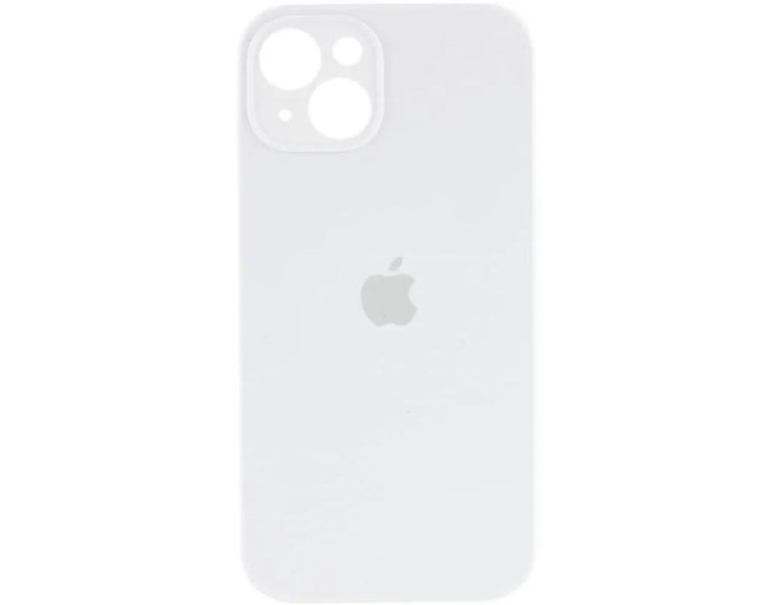 Чехол-силикон оригинал Full Camera Soft Matte iPhone 14 (Белый / White)