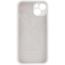 Чехол-силикон оригинал Full Camera Soft Matte iPhone 14 (Белый / White)
