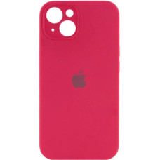Чехол-силикон оригинал Full Camera Soft Matte iPhone 14, Rose red