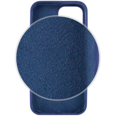 Чехол-силикон оригинал Full Soft Matte iPhone 16 Pro (Синий / Deep navy)