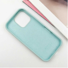 Чехол-силикон оригинал Full Soft Matte iPhone 16 Pro (Бирюзовый / Beryl)