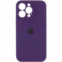 Чехол-силикон оригинал Full Camera Soft Matte iPhone 16 Pro, темно-фиолетовый