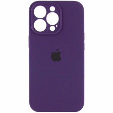 Чехол-силикон оригинал Full Camera Soft Matte iPhone 16 Pro, темно-фиолетовый