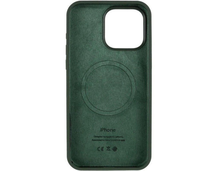 Чехол-силикон оригинал Full Soft Matte with MagSafe iPhone 11 Pro, кипрский-зеленый