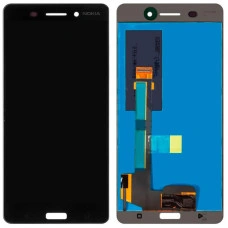 Дисплей з сенсорним екраном (модуль) Nokia 6 Dual SIM, чорний