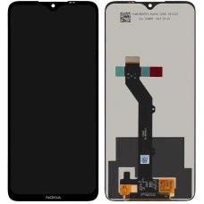 Дисплей з сенсорним екраном (модуль) Nokia 5.3, TA-1234, TA-1223, TA-1227, чорний