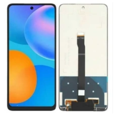 Дисплей з сенсорним екраном (модуль) Huawei P Smart 2021,Y7a,Honor 10X Lite, з рамкою, чорний, OEM
