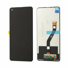 Дисплей з сенсорним екраном (модуль) Samsung A217 A21s, чорний, переклеювання