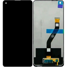 Дисплей з сенсорним екраном (модуль) Samsung A215 A21, чорний, сервісна упаковка, оригінал