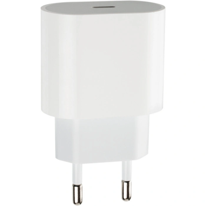 Мережеве зарядний пристрій 99% Original Charger Type-C 20W (MU7V2ZM/A) ( box) (Білий / White)