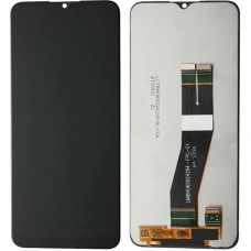Дисплей з сенсорним екраном (модуль) Samsung A025 A02S. M025 M02S, чорний, оригінал 163mm x 72.5mm