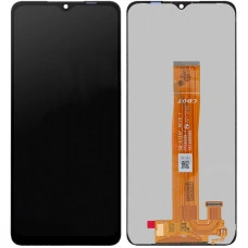 Дисплей з сенсорним екраном (модуль) Samsung A02 / A022 / M02 / M022 / A12 / A125 / A127, чорний, оригінал