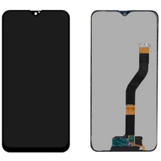Дисплей з сенсорним екраном (модуль) Samsung A107 A10s, чорний, оригінал