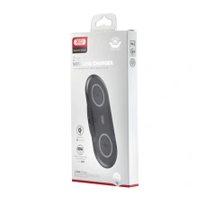 Бездротова зарядка XO WX025 2in1 20W Black