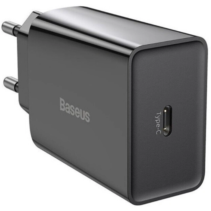 Мережеве зарядний пристрій Baseus Speed Mini Quick Charger 1C 20W EU (CCFS-SN01)(Черный \ Black)