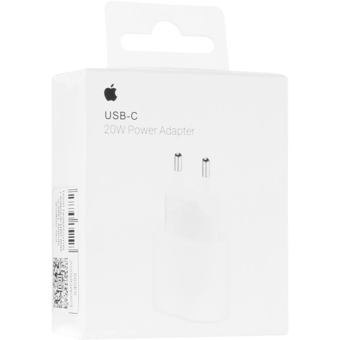 Мережеве зарядний пристрій Original Quality Type-C 20W (MHJE3ZM/A / MU7V2ZM/A) (box) (Білий / White)