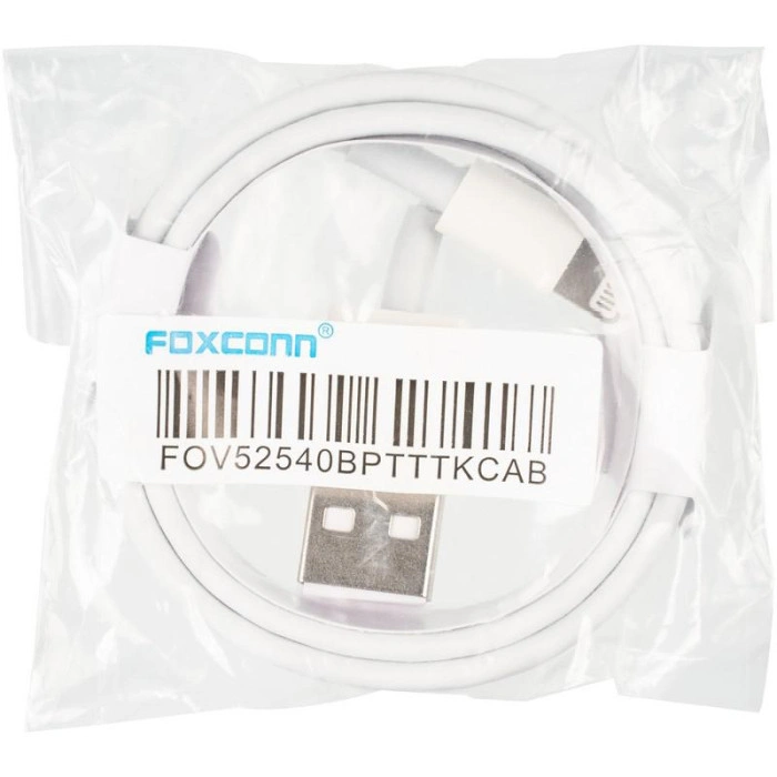 Кабель USB Apple Foxconn Lightning 1m (1.8A) (тех.пак)