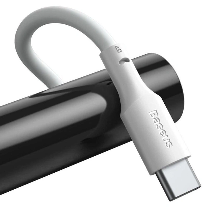 Кабель USB Baseus Simple Wisdom Data Cable Kit Type-C (2PCS/Set) (TZCATZJ-02) (1.5m) (Білий / White)