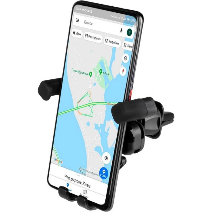 Автотримач в дефлектор Gelius Pro (GP-CH012) (Чорний / Black)