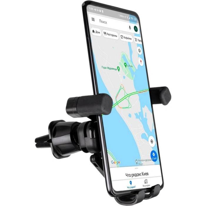 Автотримач в дефлектор Gelius Pro (GP-CH012) (Чорний / Black)