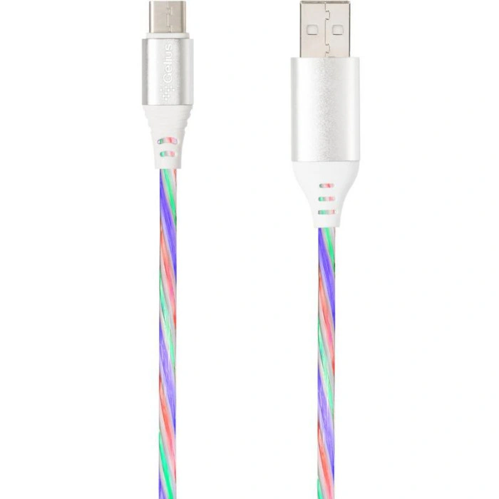 Кабель USB Gelius Pro LED RGB GP-UC06m Micro