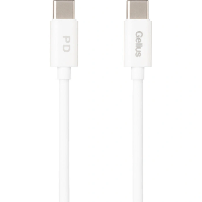 Кабель USB Gelius Contact GP-UC112 60W Type-C / Type-C (2m) (Білий / White)