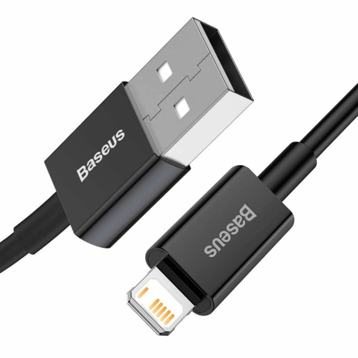 Кабель USB Baseus Superior Series Lightning (2.4A/1m) (CALYS-A01), Black