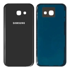 Задняя панель корпуса для Samsung A520F Galaxy A5 2017, черная (Класс B)