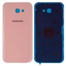 Задняя панель корпуса для Samsung A720F Galaxy A7 2017, розовая