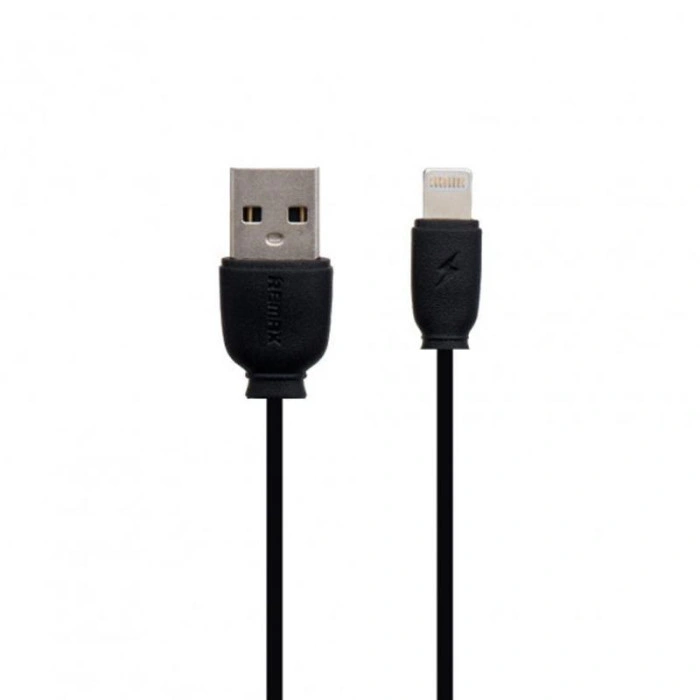 Кабель USB Remax RC-134i Fast Charging, Lightning 1m (Чорний \ Black)