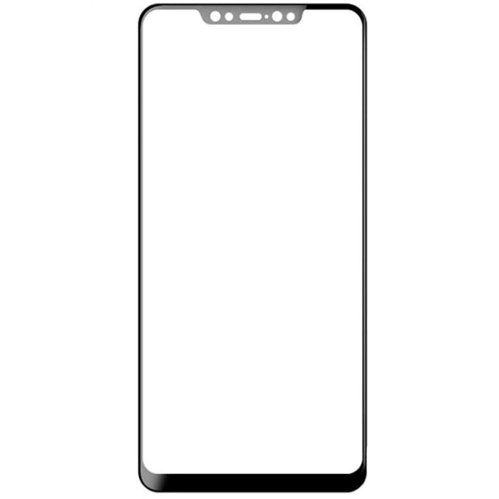 Скло фронтальне Xiaomi Mi8, чорне