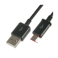 Кабель USB Long Conector (1см) MicroUSB Black