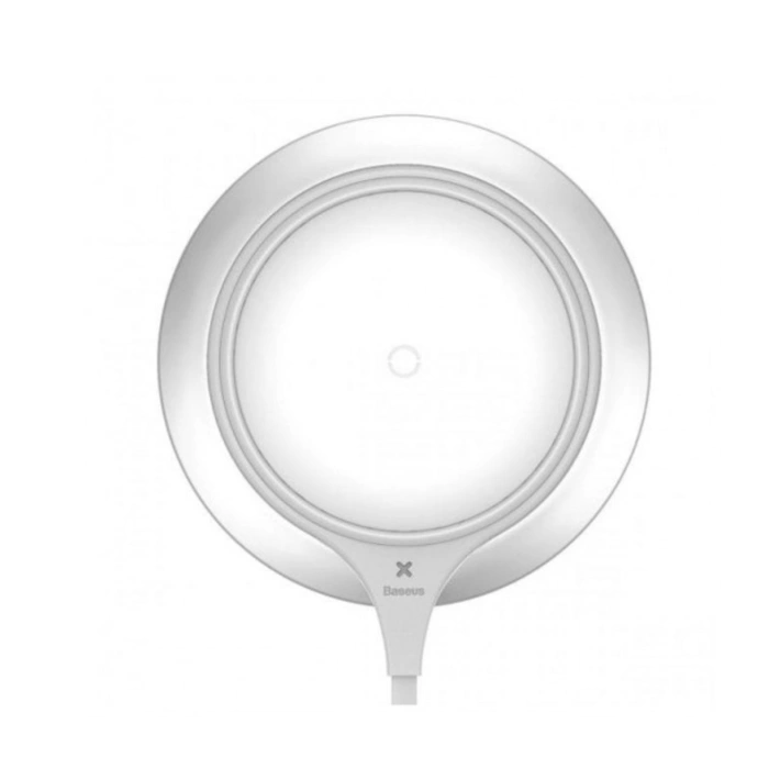 Бездротова зарядка Baseus Metal Wireless Charger (WXJS-S2) (Silver/White)
