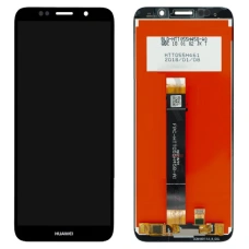 Дисплей з сенсорним екраном (модуль) Huawei Y5 (2018), Y5 Prime (2018), Honor 7A, чорний з лого Huawei